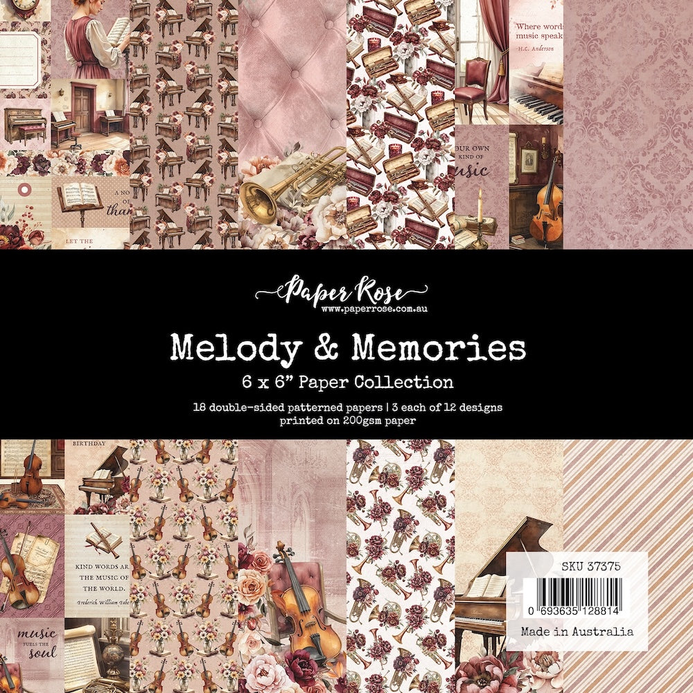 Paper Rose Studio Melody and Memories 6x6 Paper 37375