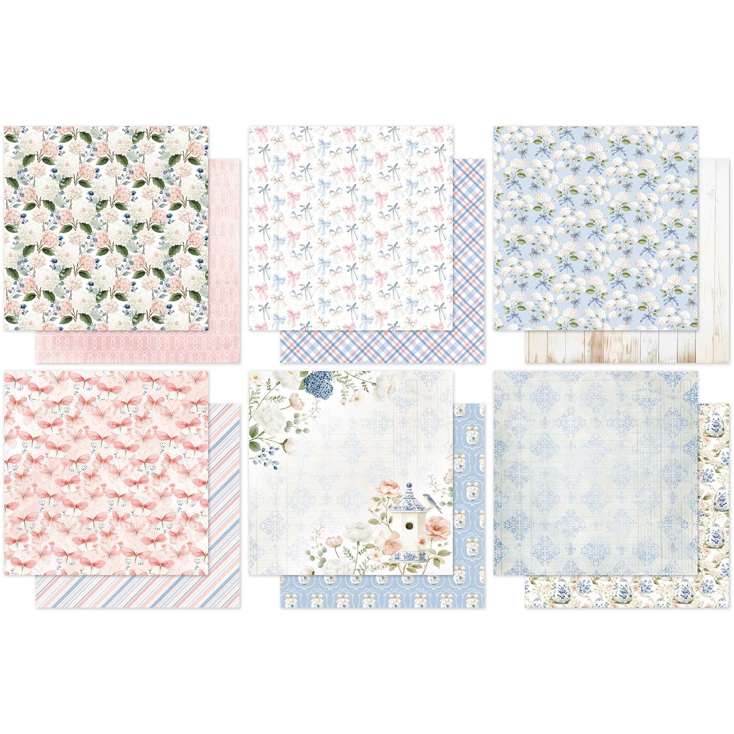 Paper Rose Studio Primrose Garden Basics12x12 Paper 36073 sheets