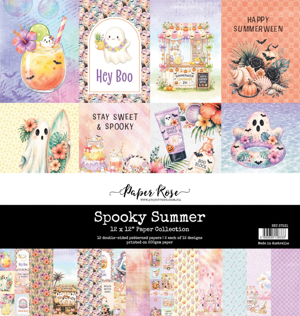 Paper Rose Studio Spooky Summer 12x12 Paper Collection 37231