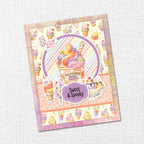 Paper Rose Studio Spooky Summer 6x6 Paper Collection 37228 rainbow ice cream cup ice cream cones sweet and spooky card