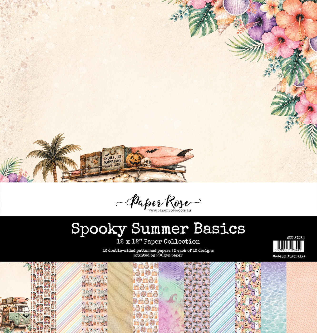 Paper Rose Studio Spooky Summer Basics 12x12 Paper Collection 37264