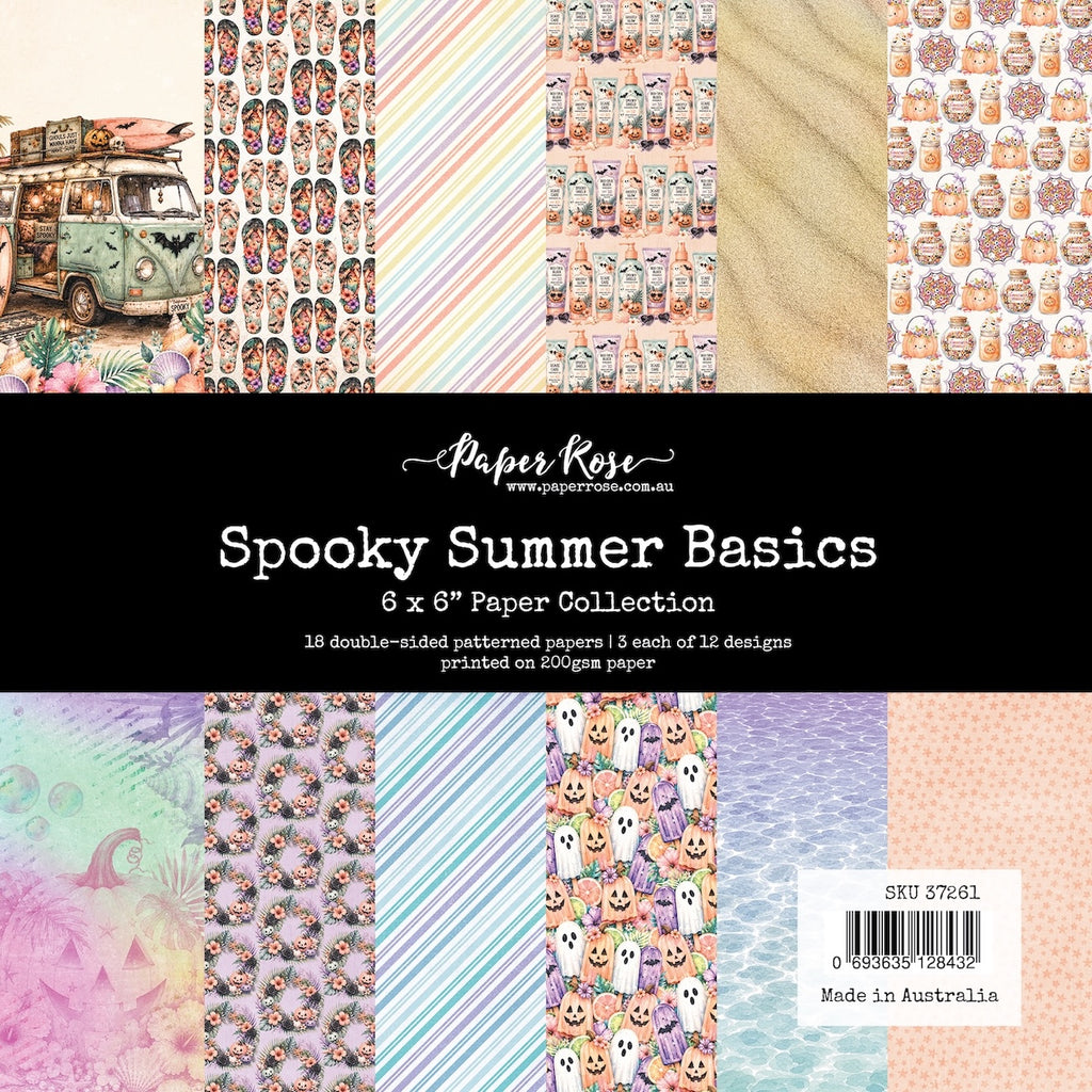 Paper Rose Studio Spooky Summer Basics 6x6 Paper Collection 37261