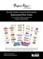Paper Rose Studio Spooky Summer Layered Sentiments 37297