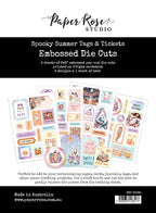 Paper Rose Studio Spooky Summer Tags and Tickets Embossed Die Cuts 37285
