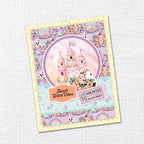Paper Rose Studio Spooky Summer Tags and Tickets Embossed Die Cuts 37285 witch hat pink sandcastle ghosts haunted beach part card