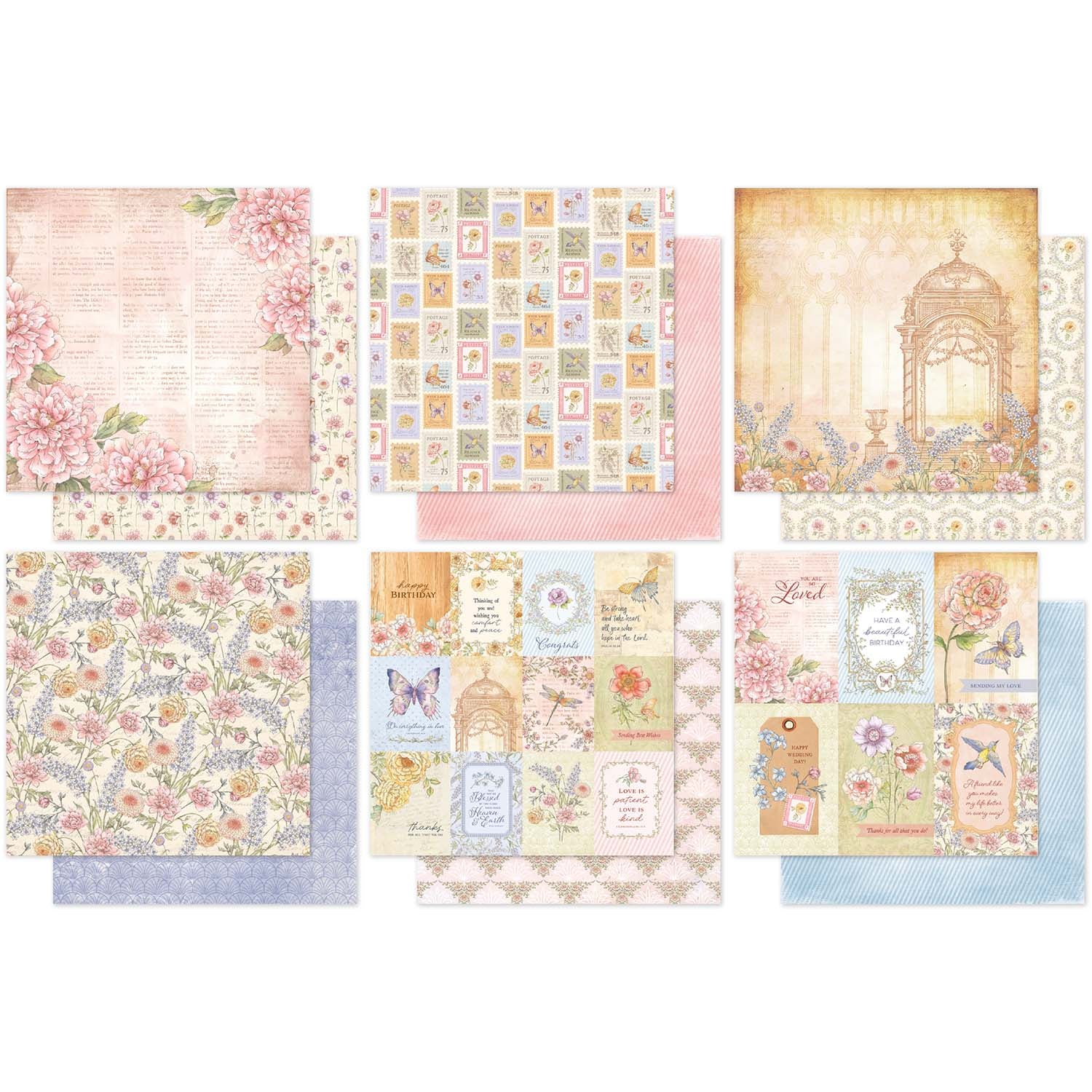 Paper Rose Studio Words of Wisdom 12x12 Paper 35572 sheets