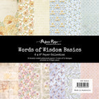 Paper Rose Studio Words of Wisdom Basics 6x6 Paper 35602