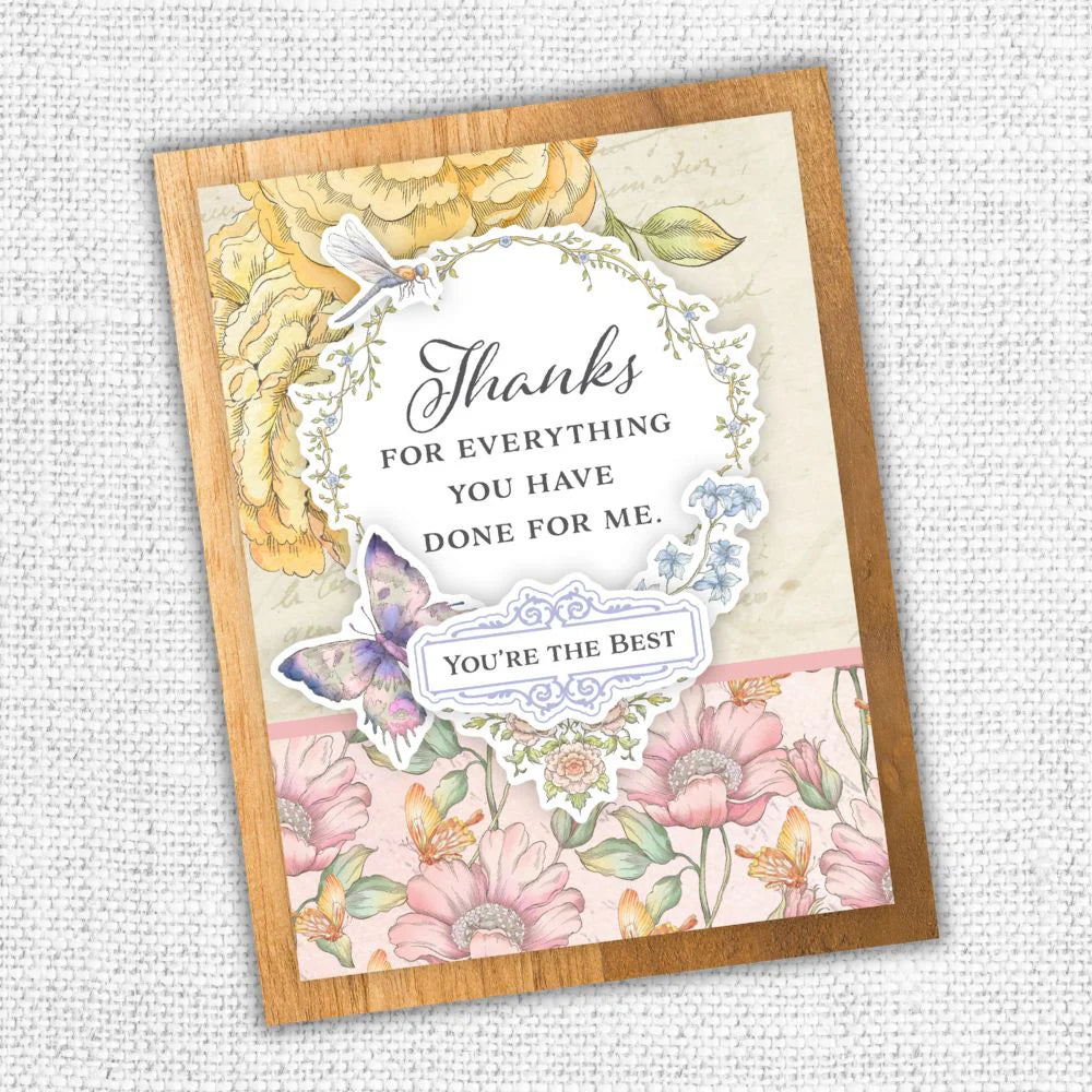 Paper Rose Studio Words of Wisdom Basics 6x6 Paper 35602 thanks