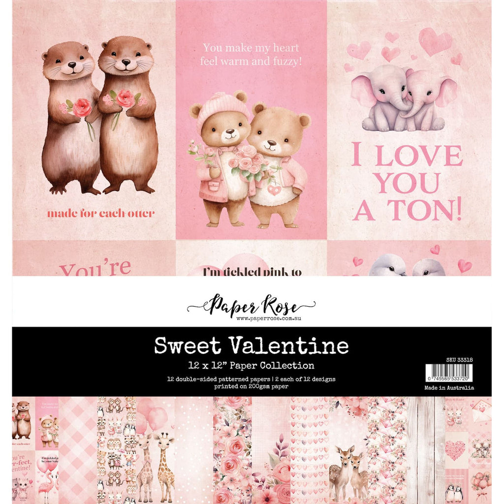 Paper Rose Sweet Valentine 12x12 Paper 33318