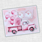 Paper Rose Sweet Valentine 12x12 Paper 33318 truck