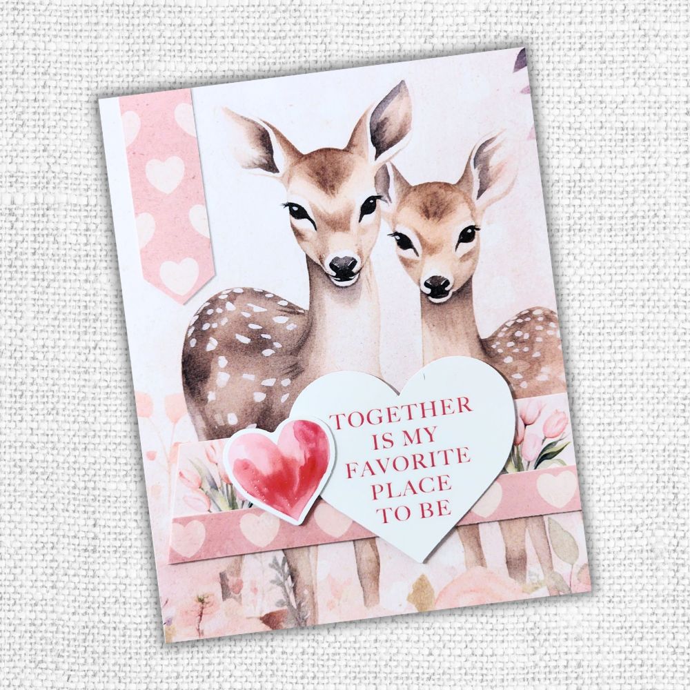 Paper Rose Sweet Valentine 6x6 Paper 33339 together