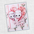 Paper Rose Sweet Valentine Basics 6x6 Paper 33363 cats