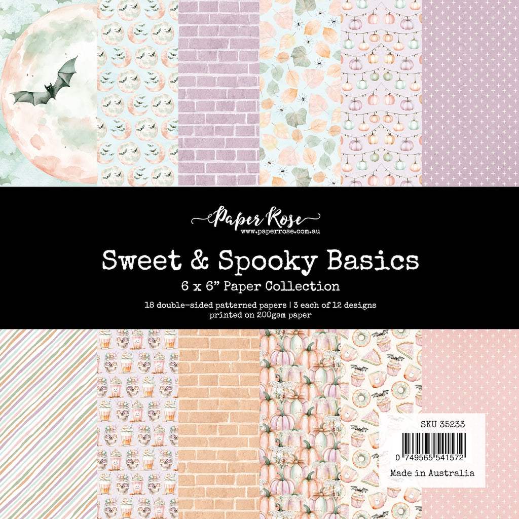 Paper Rose Sweet and Spooky Basics 6x6 Paper 35233
