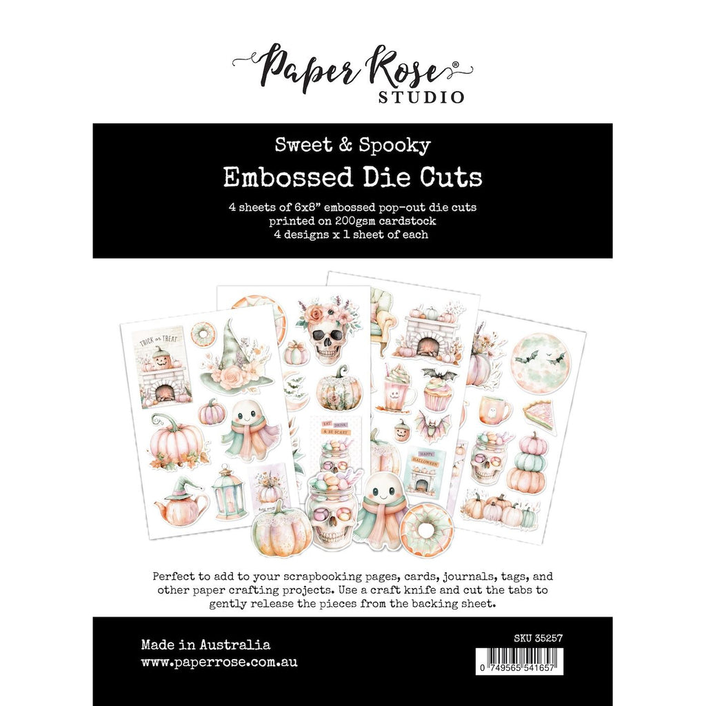Paper Rose Sweet and Spooky Embossed Die Cuts 35257

