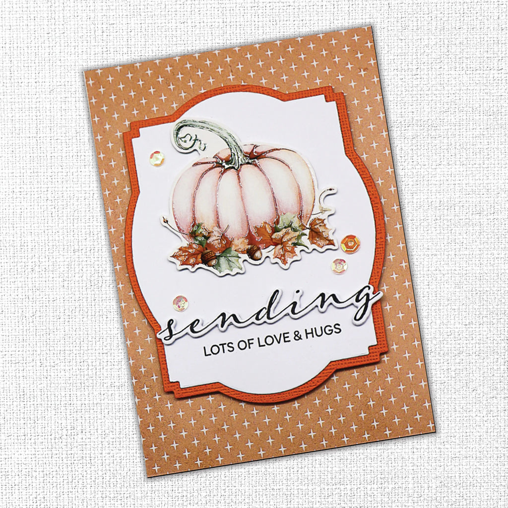 Paper Rose Sweet and Spooky Embossed Die Cuts 35257 pumpkin