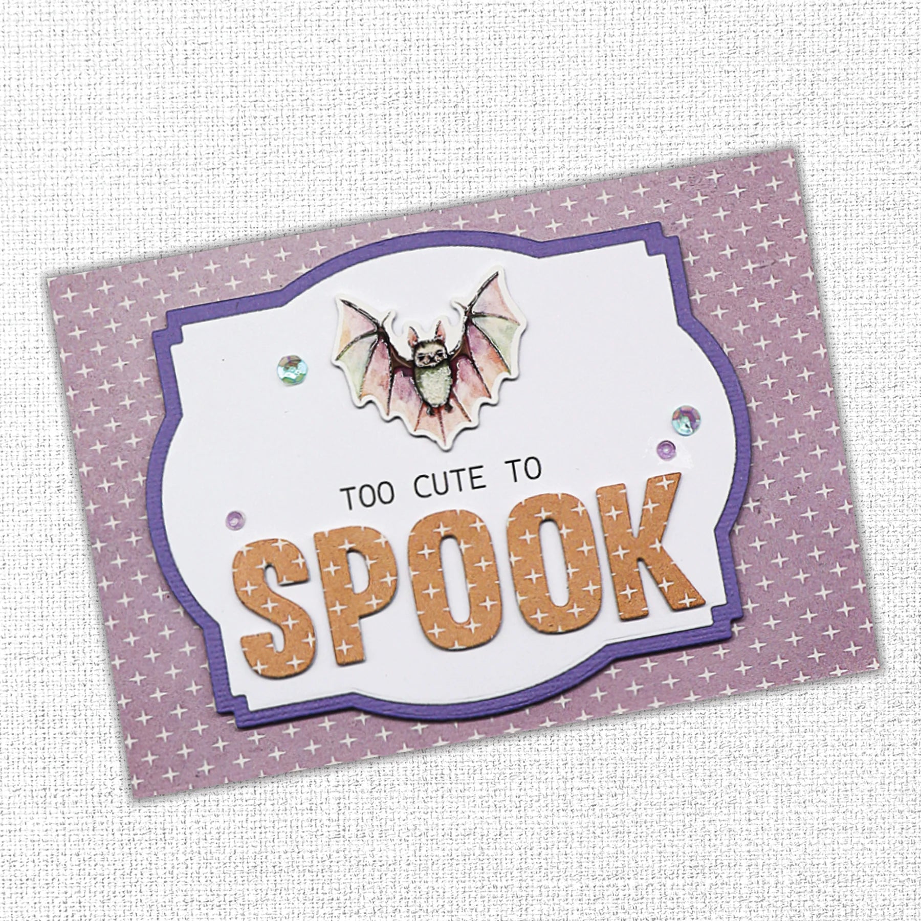 Paper Rose Sweet and Spooky Embossed Die Cuts 35257 spoky
