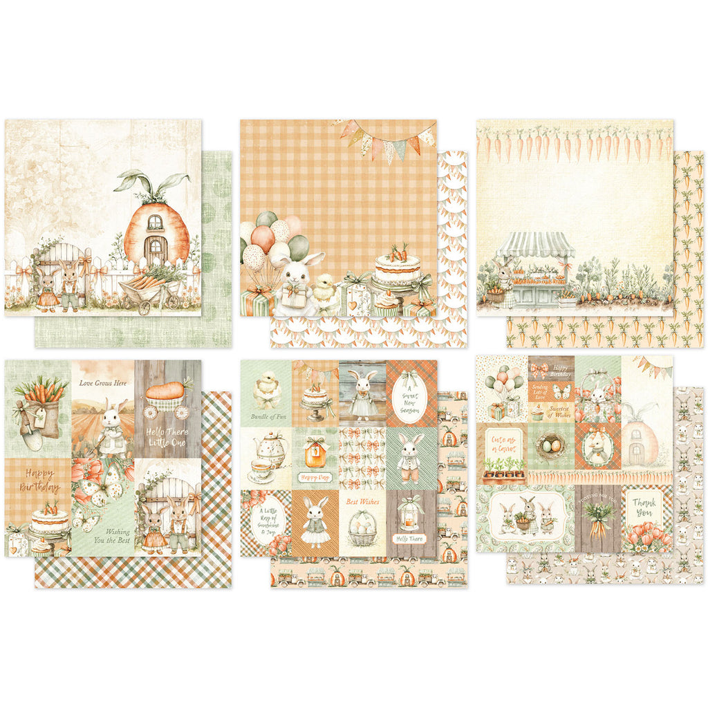 Paper Rose The Carrot Patch 6x6 Paper Collection 36250 sheets