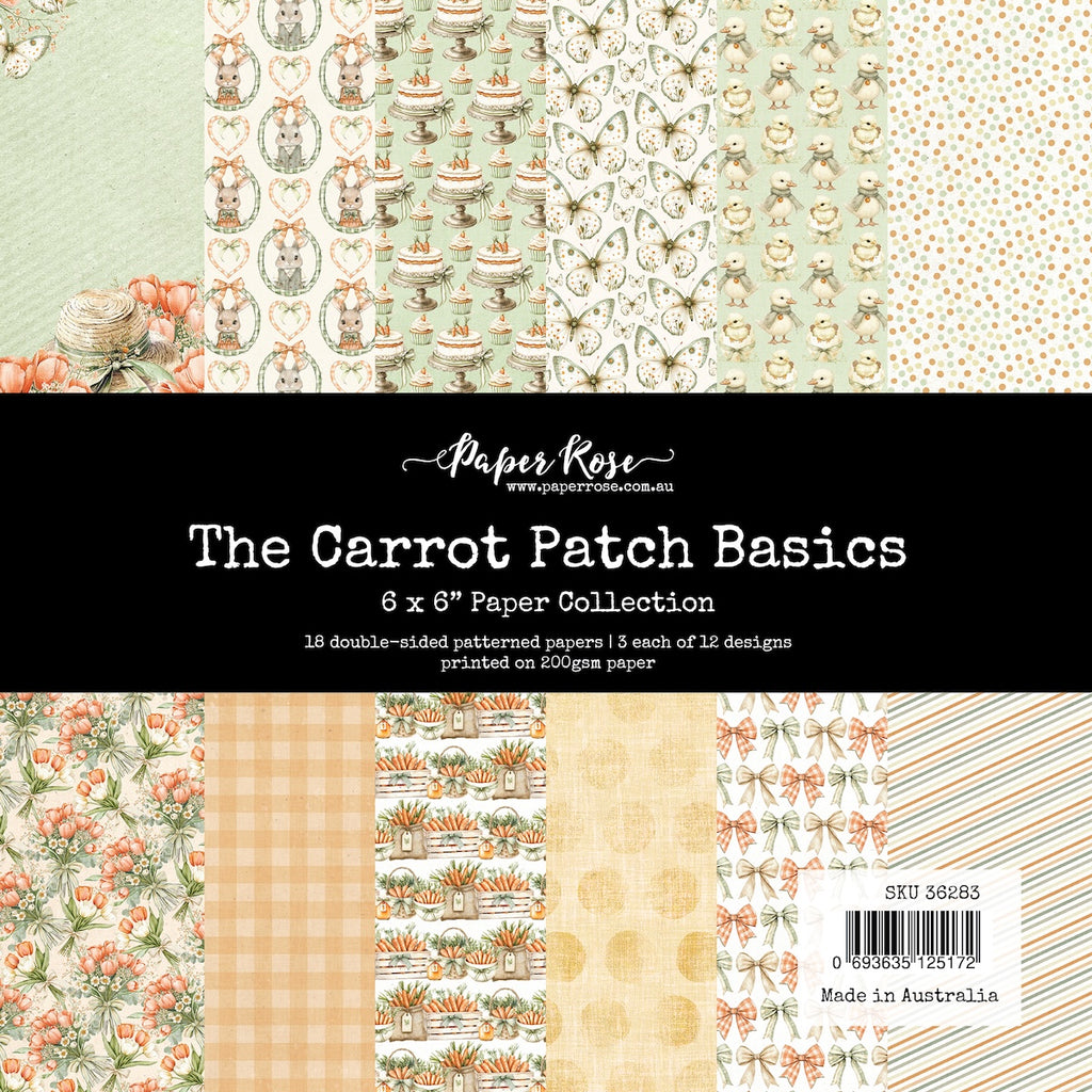 Paper Rose The Carrot Patch Basics 6x6 Paper Collection 36283