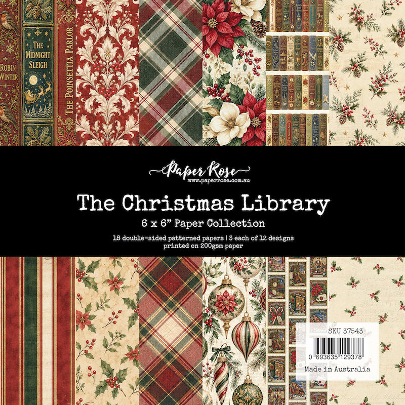 Paper Rose The Christmas Library 6x6 Paper 37543