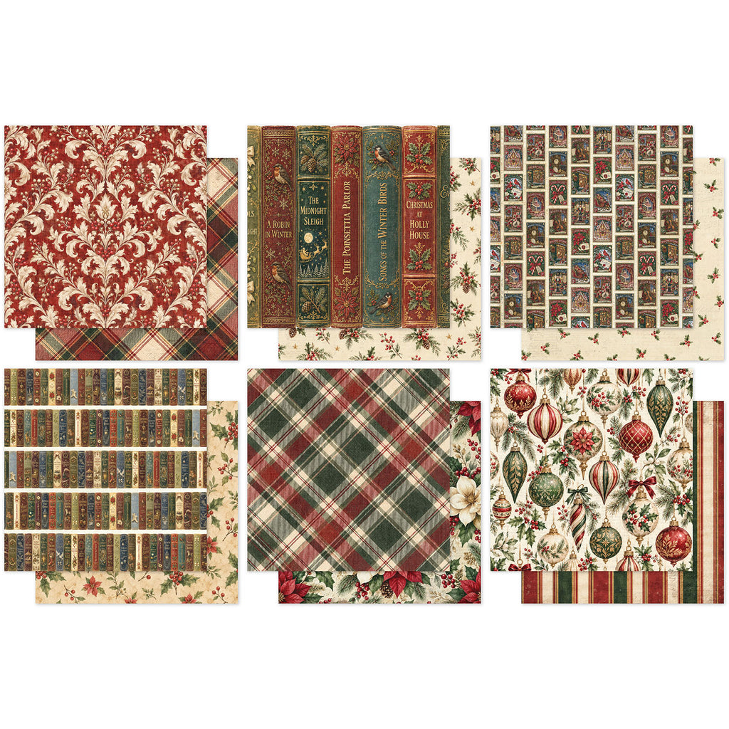 Paper Rose The Christmas Library 6x6 Paper 37543 sheets