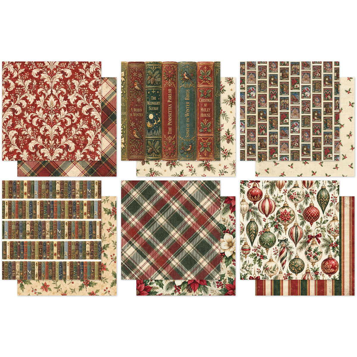 Paper Rose The Christmas Library 6x6 Paper 37543 sheets