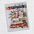 Paper Rose Tropical Christmas 12x12 Paper 33114 happy holidays
