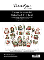 Paper Rose Vintage Christmas 1.0 Embossed Die Cuts 37591