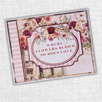 Paper Rose Vintage Rose Basics 6x6 Paper 33642 sheets flowers blooms