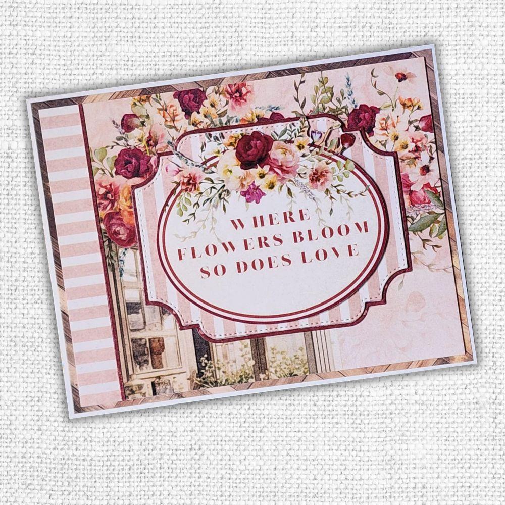 Paper Rose Vintage Rose Basics 6x6 Paper 33642 sheets flowers blooms