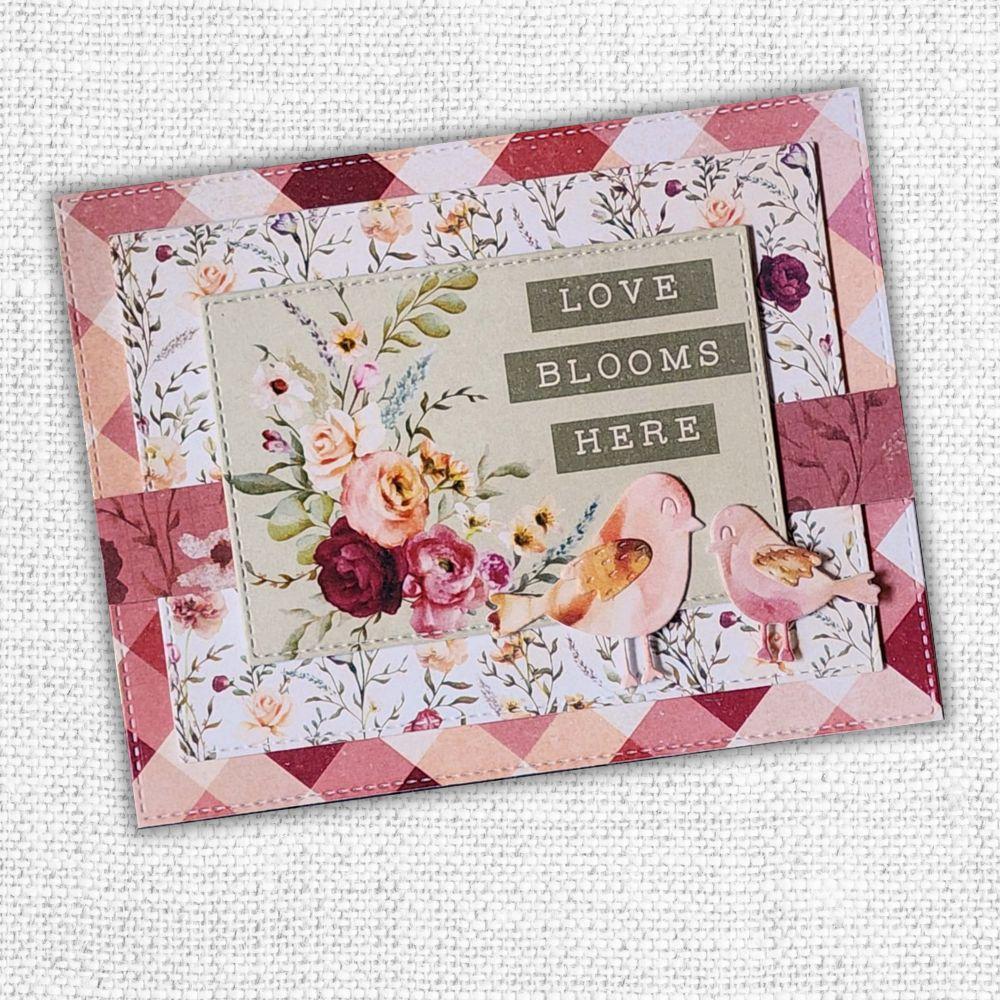 Paper Rose Vintage Rose Basics 6x6 Paper 33642 sheets love blooms