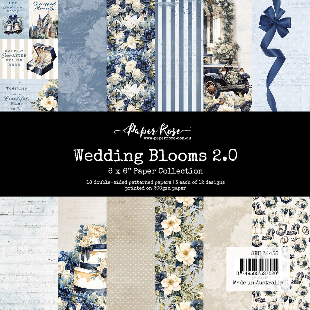 Paper Rose Wedding Blooms 2.0 6x6 Paper 34458
