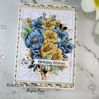 Paper Rose Wedding Blooms Basics 2.0 6x6 Paper 34506 bouquet
