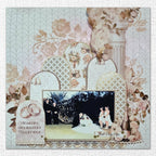 Paper Rose Wedding Joy Basics 12x12 Paper 34302 rings