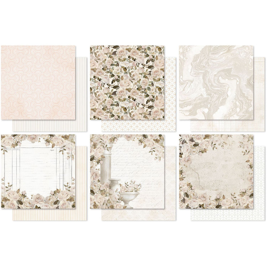 Paper Rose Wedding Joy Basics 12x12 Paper 34302 sheets