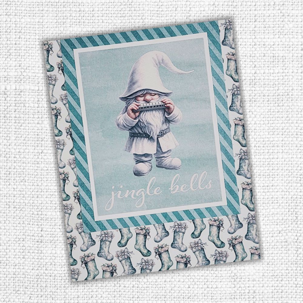 Paper Rose White Christmas 12x12 Paper 32889 jingle bells 