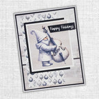 Paper Rose White Christmas 6x6 Paper 32910 happy holidays