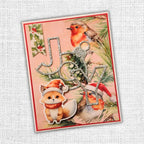 Paper Rose Woodland Christmas Embossed Die Cuts 33033 birds