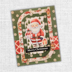 Paper Rose Woodland Christmas Embossed Die Cuts 33033 santa