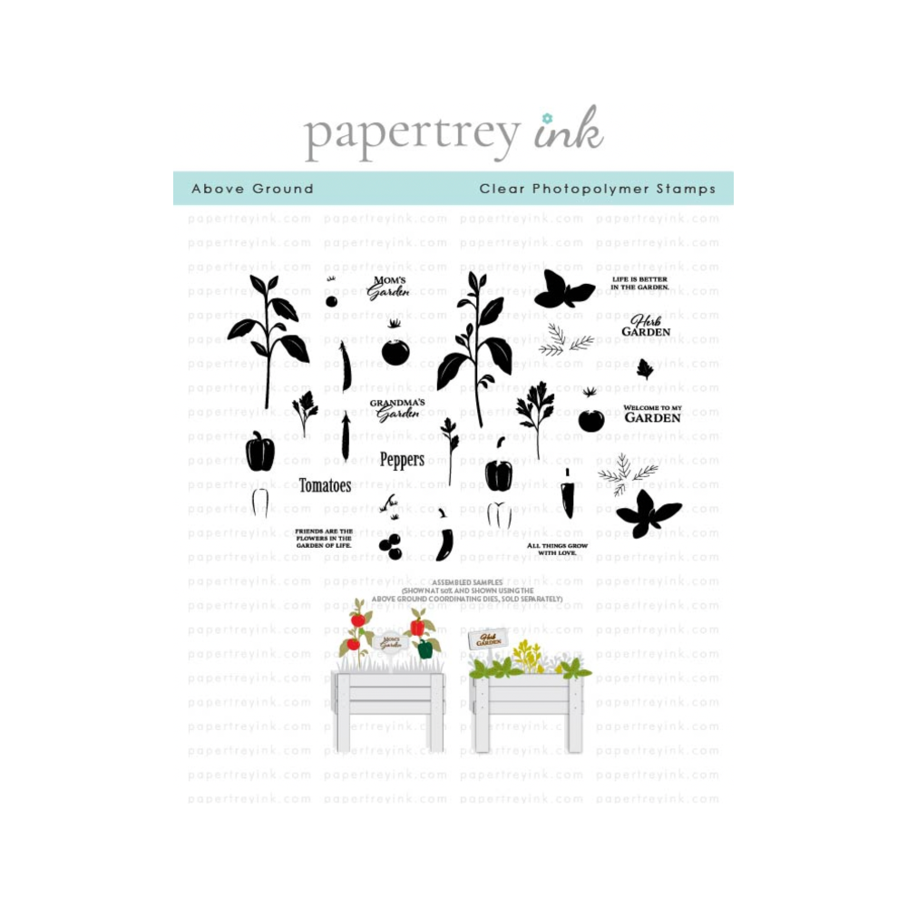 Papertrey Ink Above Ground Clear Stamp and Die Set product image 1