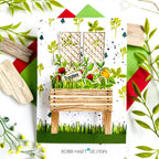 Papertrey Ink Above Ground Clear Stamp and Die Set tomatoes