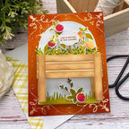 Papertrey Ink Above Ground Clear Stamp and Die Set veggies