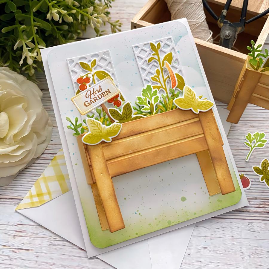 Papertrey Ink Above Ground Dies pti-0970 herbs