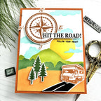 Papertrey Ink Adventure Away Clear Stamp and Die Set*