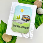 Papertrey Ink Adventure Away Clear Stamps 1594*