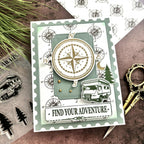 Papertrey Ink Adventure Away Clear Stamps 1594*