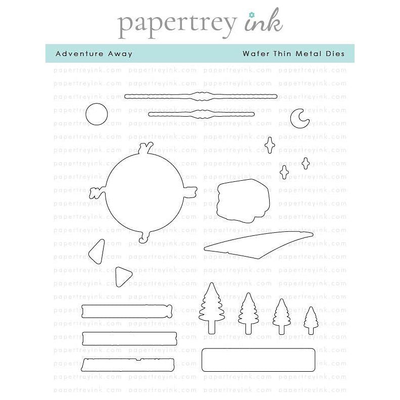 Papertrey Ink Adventure Away Dies pti-0825*