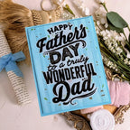 Papertrey Ink All About Dad Clear Stamp and Die Set blue background