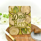 Papertrey Ink All About Dad Clear Stamps 1699 wood slices
