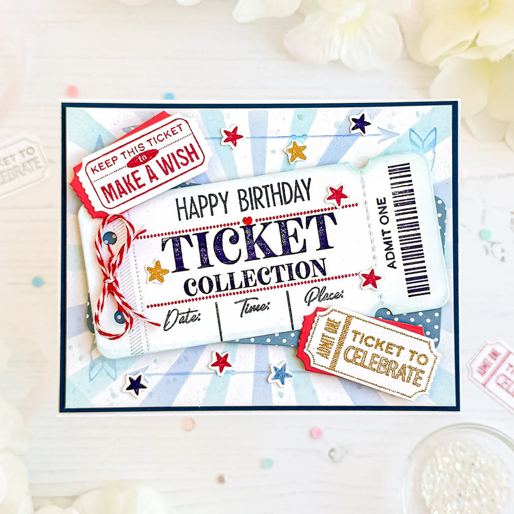 Papertrey Ink Always a Winner Dies pti-1107 happy birthday card