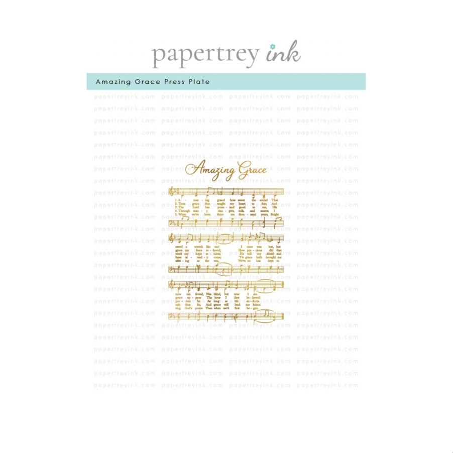 Papertrey Ink Amazing Grace Press Plate ptif-0051